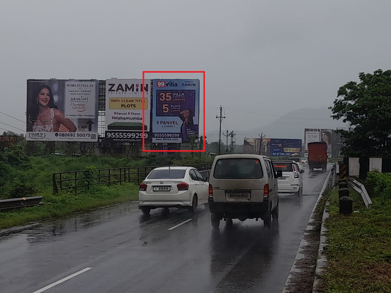 pune highway hoarding